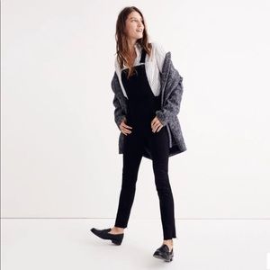 Madewell Skinny Overalls: Raw Hem Edition, Black